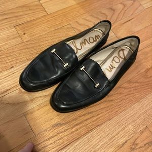 Leather loafers